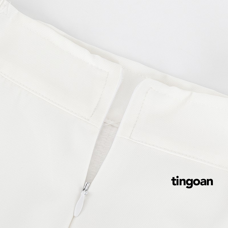 Quần váy xoè 2 tầng chun co giãn trắng tingoan NORTHIE SKORT/WH | BigBuy360 - bigbuy360.vn