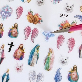 Sticker Nails 3D Thiên Thần - Hình Dán Móng Tay