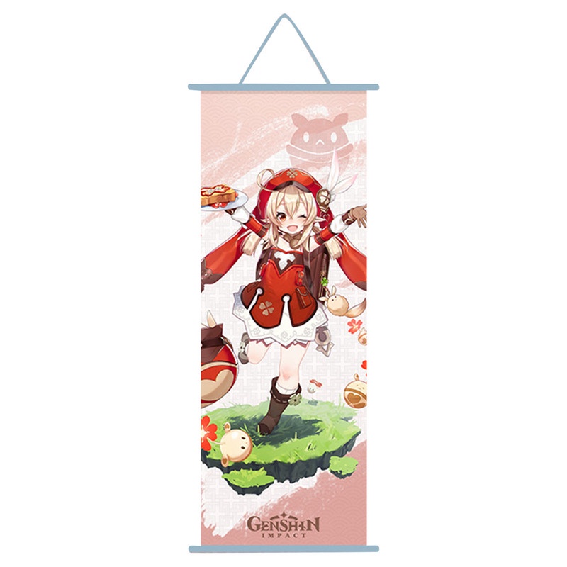 Tmdbyx Tranh Treo Poster Hoạt Hình Anime Nhật Bản Genshin Wall Impact