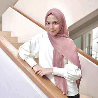 Khăn Trùm Đầu PASHMINA Đầy Đủ PLISKET LIDI MAT CERUTY