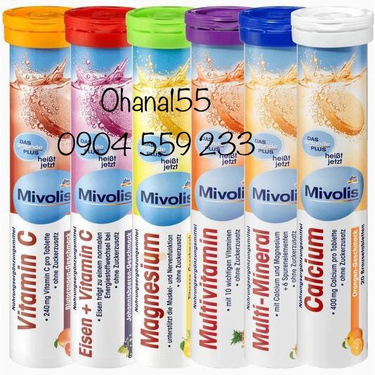 Sủi Mivolis Tuýp 20 viên – Nội địa Đức | BigBuy360 - bigbuy360.vn