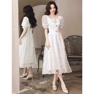 Đầm ren nữ cao cấp kiểu dáng tiểu thư sang chảnh QCNP4068