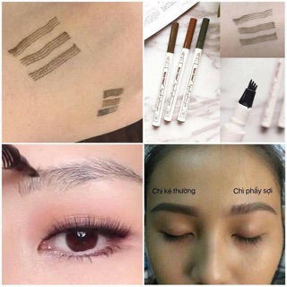 Chì kẻ mày phẩy sợi điêu khắc 4D