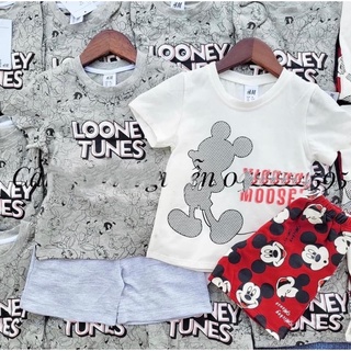 Set 2 áo micky bé trai