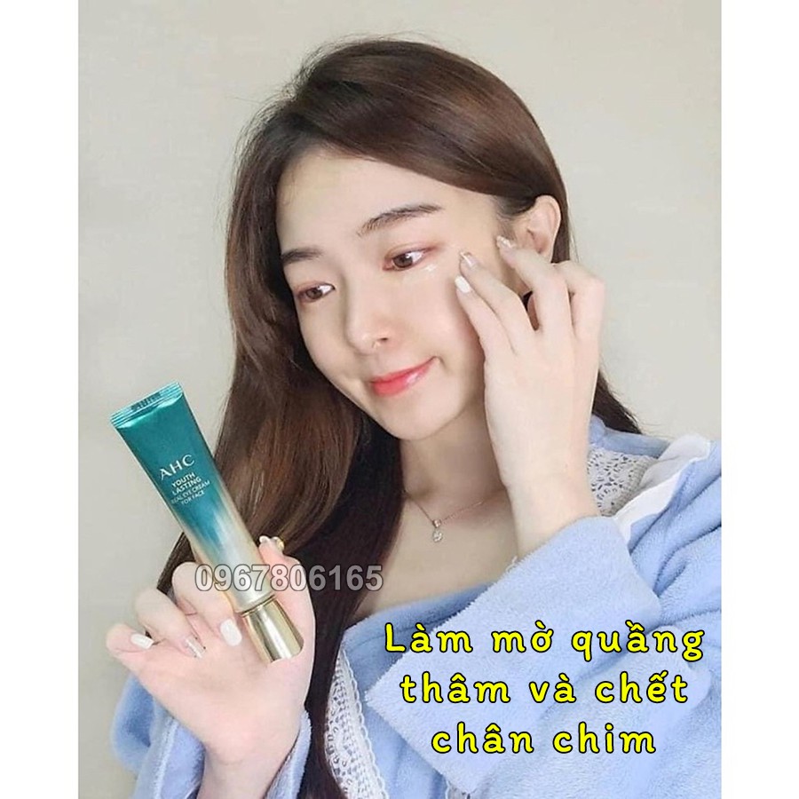 Kem mắt AHC Youth Lasting Real Eye Cream For Face mới mẫu 2021 Hàn Quốc 30ml