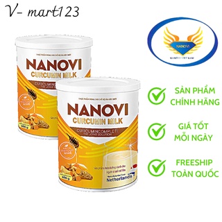 Combo 2 - hộp 400g- sữa nghệ nanovi curcumin milk- hỗ trợ tiêu hóa, người đau dạ dày, tá tràng.. date mới