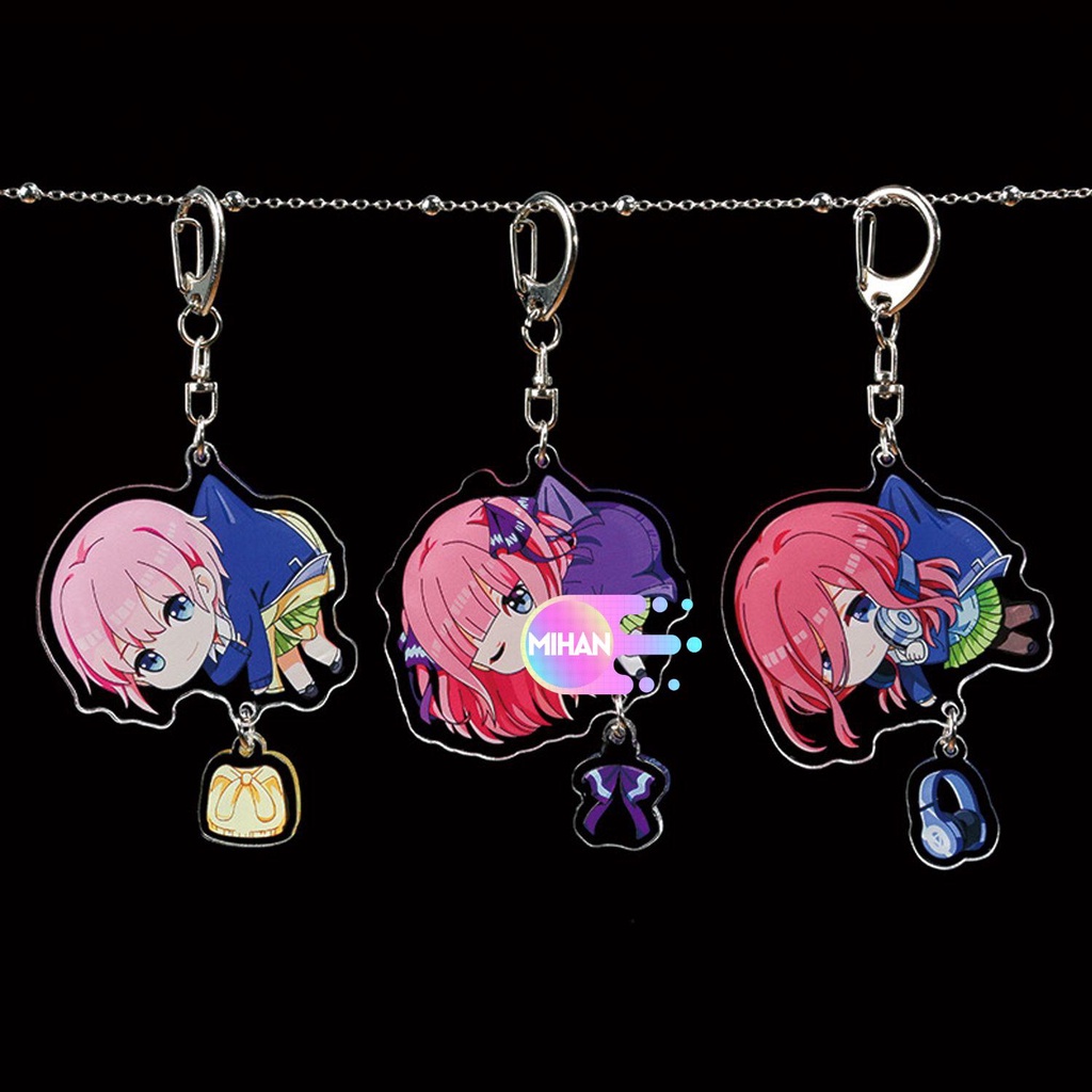 Móc Khóa Nhựa Acrylic Hình Hatsune Miku Ichika Nakano Nino Trong Anime Itsuki Aristory MIHAN1