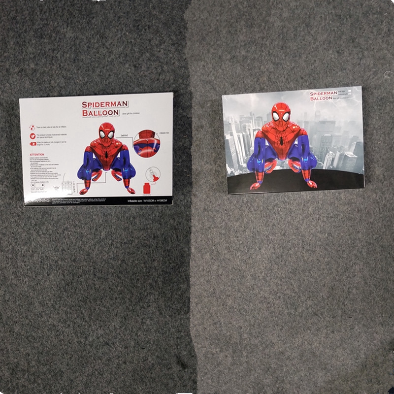Bộ Bong Bóng Nhôm Hình Người Nhện 3D
