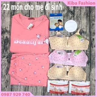 Combo 22 món đồ dùng cho Mẹ đi sinh, sau sinh