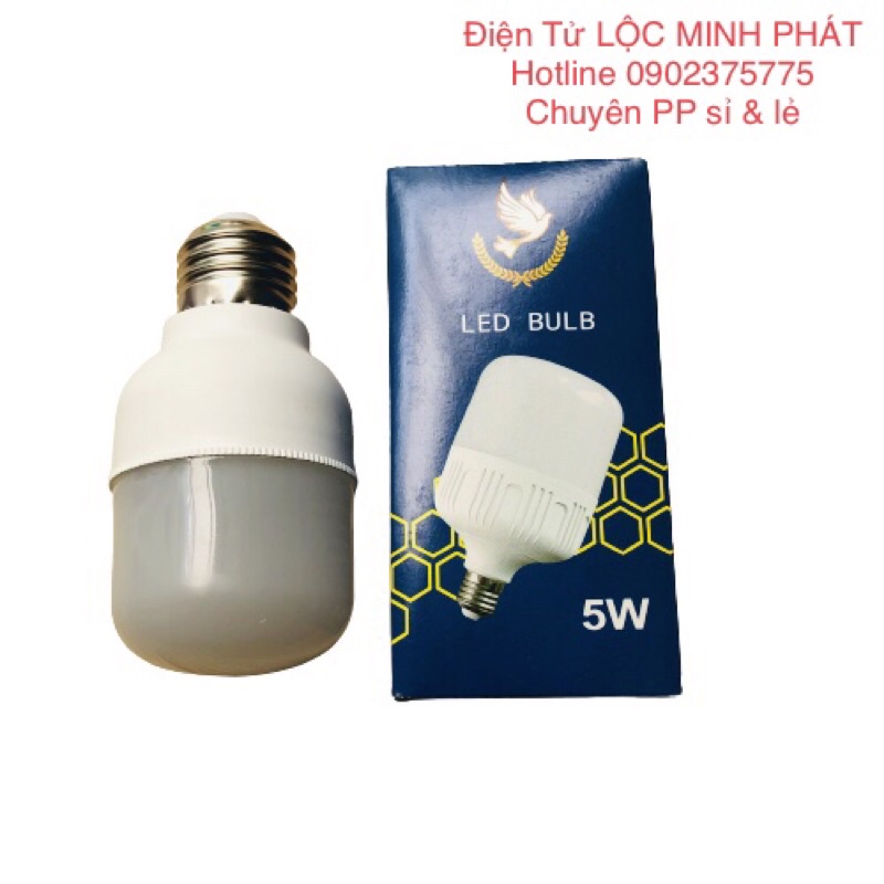 Bóng đèn led Bulb 5W siêu tiết kiệm điện, Bóng đèn led hàng cao cấp mẫu mới bán chạy