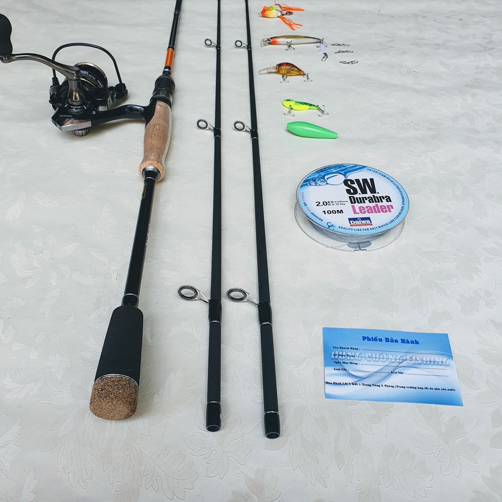 Bộ Cần Câu Lure Máy Đứng EAGLE SUPER  Đồ Câu Lure  Bộ Cần Lure Đứng