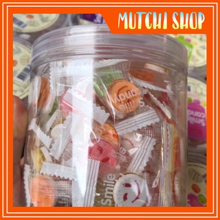 Kẹo C Mặt Cười 1 Lọ Khoảng 100 Chiếc, Kẹo Xê Hương Vị Trái Cây, Sỉ Đồ Ăn Vặt Trẻ Em, Đồ Ăn Nhanh Trẻ Em Hà Nội Giá Rẻ