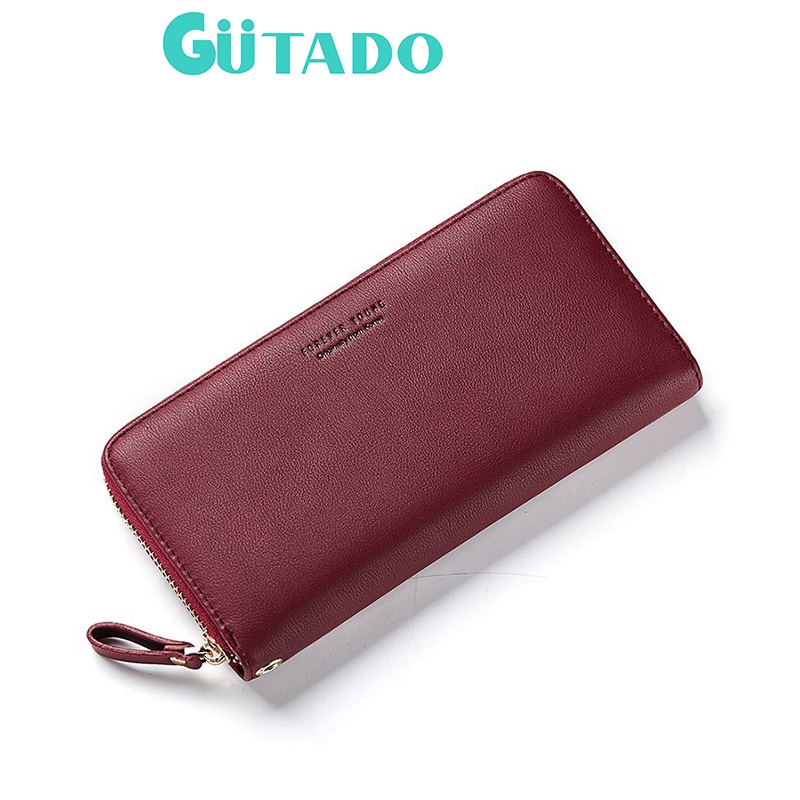 Ví nữ cao cấp cầm tay PERFECT FOR YOU thời trang đựng tiền đi chơi dự tiệc da mềm nhiều ngăn tiện dụng FY54 - GUTADO