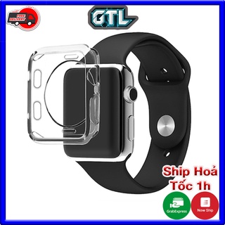 Ốp - case silicon đồng hồ apple watch trong suốt dẻo
