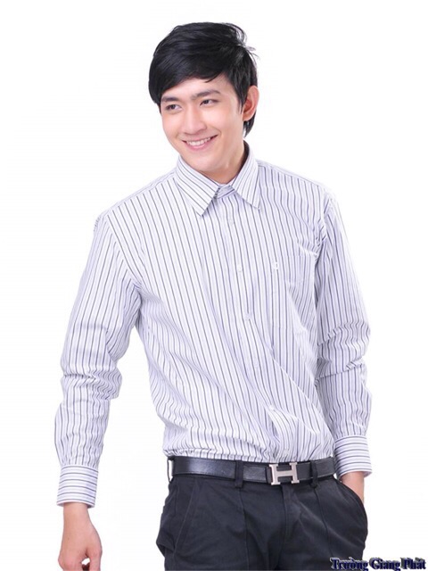 2 Áo công sở Tay Dài màu ( sọc)