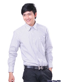 2 Áo công sở Tay Dài màu ( sọc)