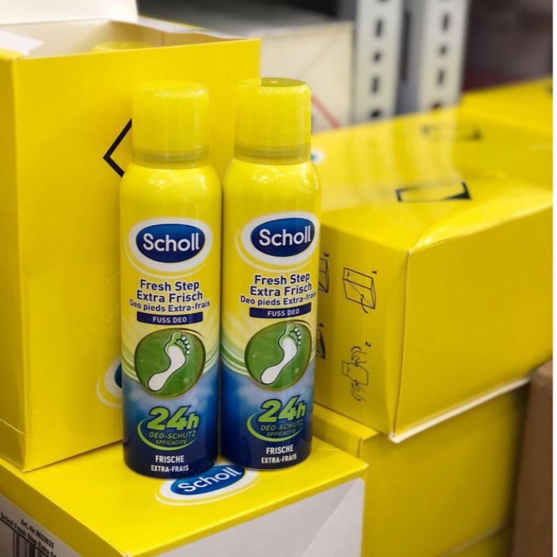 Xịt Khử Mùi Hôi Chân và Giầy Scholl 150ml [ HÀNG ĐỨC ]