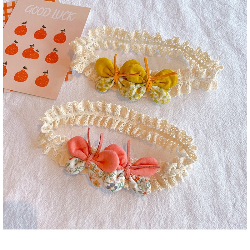 Băng đô cài tóc/turban đính hoa vải thủ công dễ thương cho bé sơ sinh chính hãng Chicbaby
