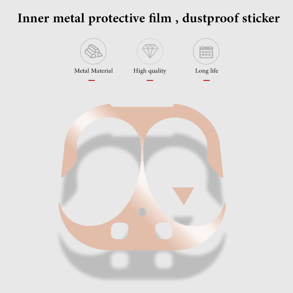 Earphone Metal Dust-proof Guard For Samsung Galaxy Buds Live Stickers Charging Box Skin Sticker