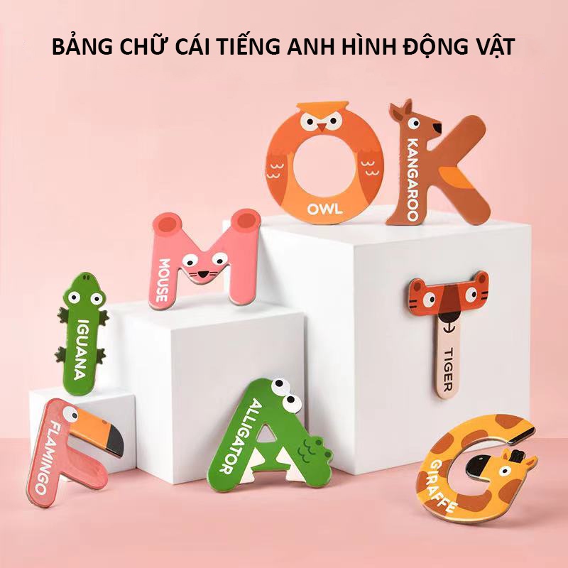 Bảng Chữ Cái Và Chữ Số Nam Châm Tiếng Anh Mideer Hình Động Vật Rau Củ - Gắn Tủ Lạnh Bảng Viết Cho Bé
