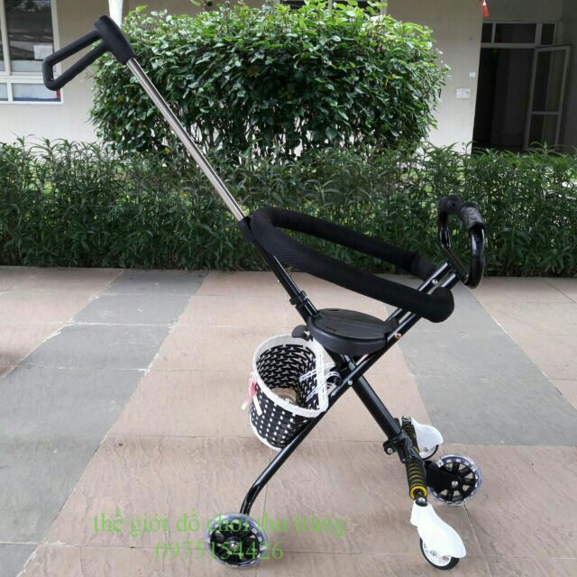 Xe đẩy 5 bánh gấp siêu gọn cho bé