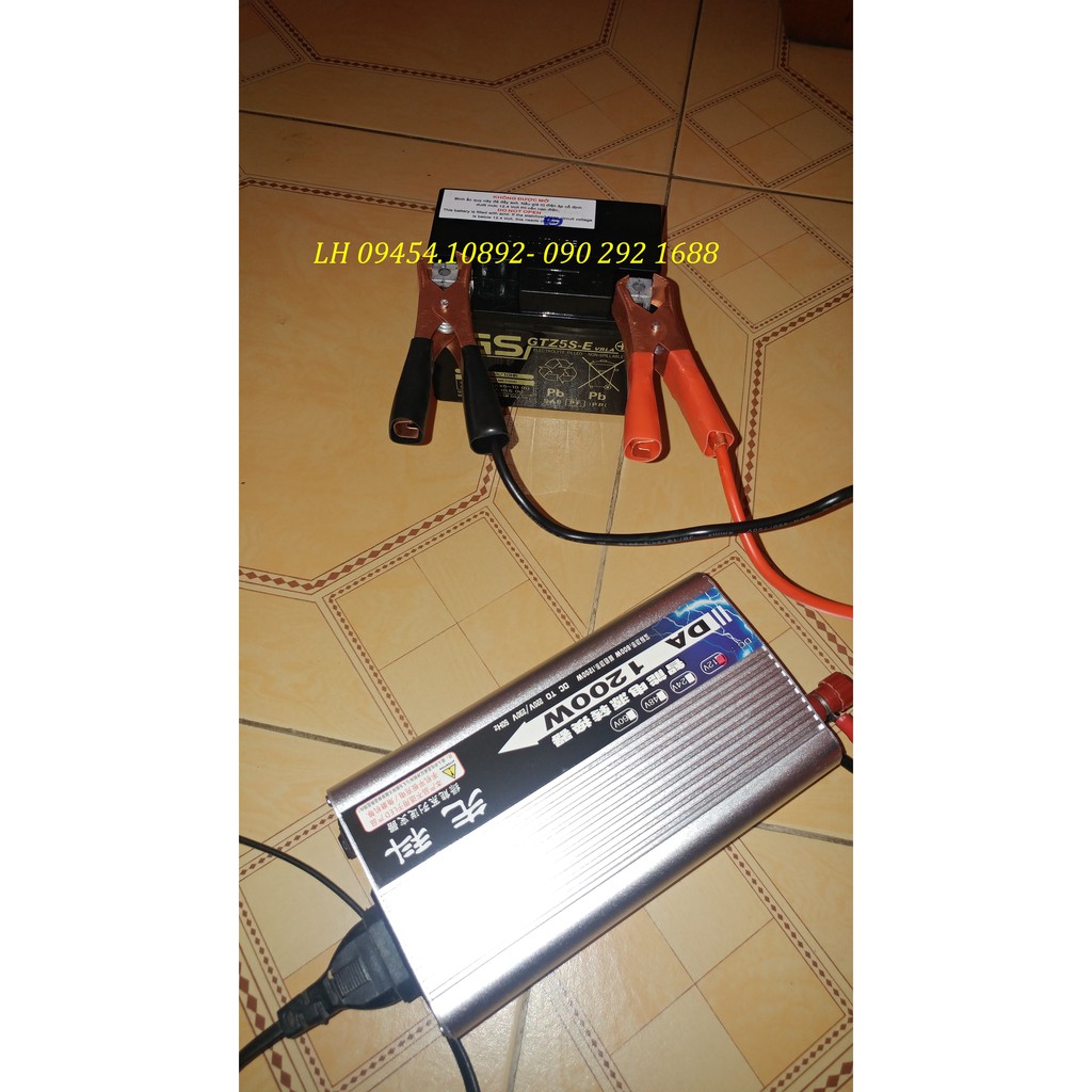 Bộ kích điện 12v to 220v 1200W