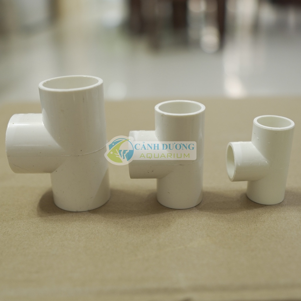 Tê chia 3 U-PVC Phi 32-25-20 chuyên dùng cho hồ cá