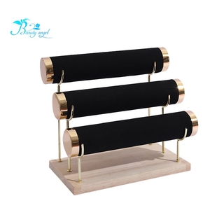 Kệ gỗ 3 tầng trưng bày đồng hồ tiện dụng