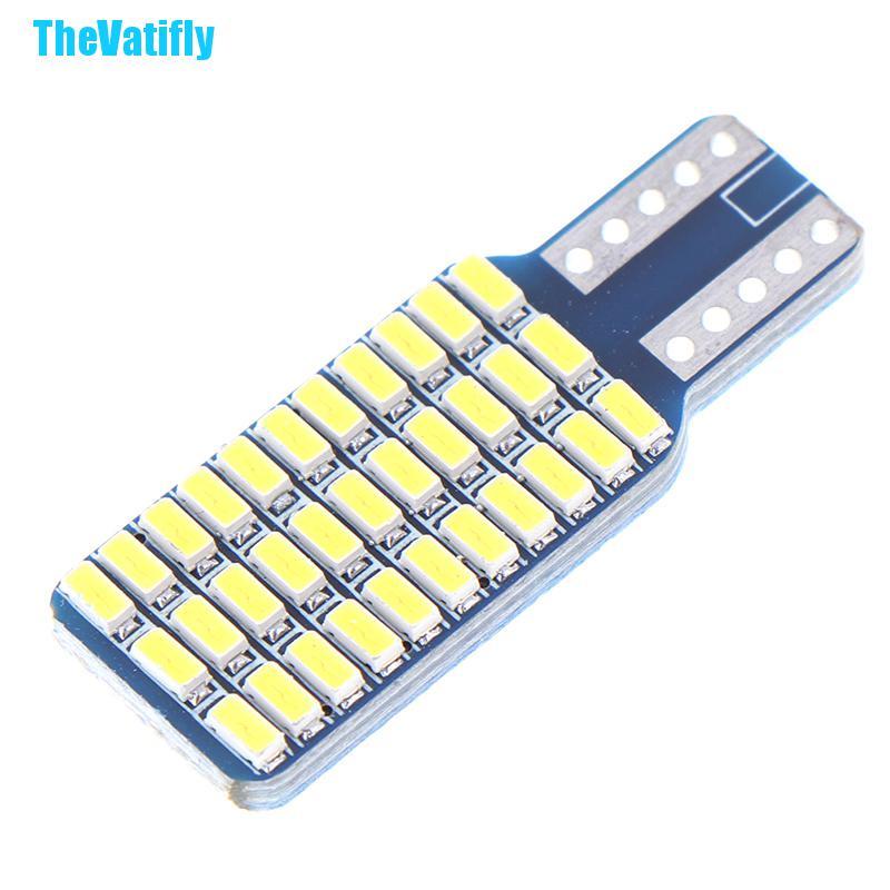 Bóng Đèn Led T10 3014 W5W 33 Smd Ánh Sáng Trắng Dành Cho Xe Hơi