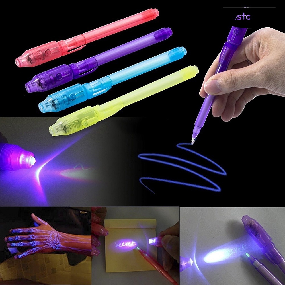 Bộ 4 Bút Dạ Quang 2 Trong 1 Dành Cho Trẻ Em