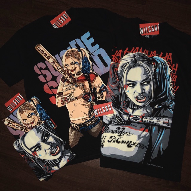 (M, L, XL) ÁO HARLEY QUINN SUICIDE SQUAD - ÁO DC IN 3D - ÁO THUN UNISEX (JOKER)