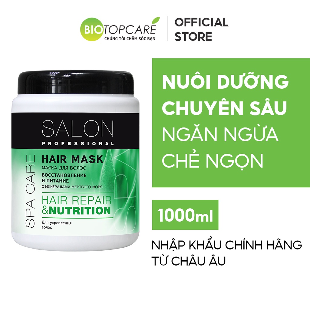 Kem ủ SALON PROFESSIONAL phục hồi và nuôi dưỡng tóc 1000ml