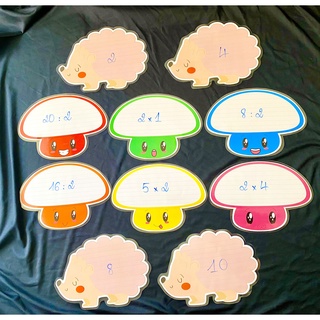 Bộ Nhím & Nấm Đáng Yêu (Đồ Dùng Dạy Học MIKI)