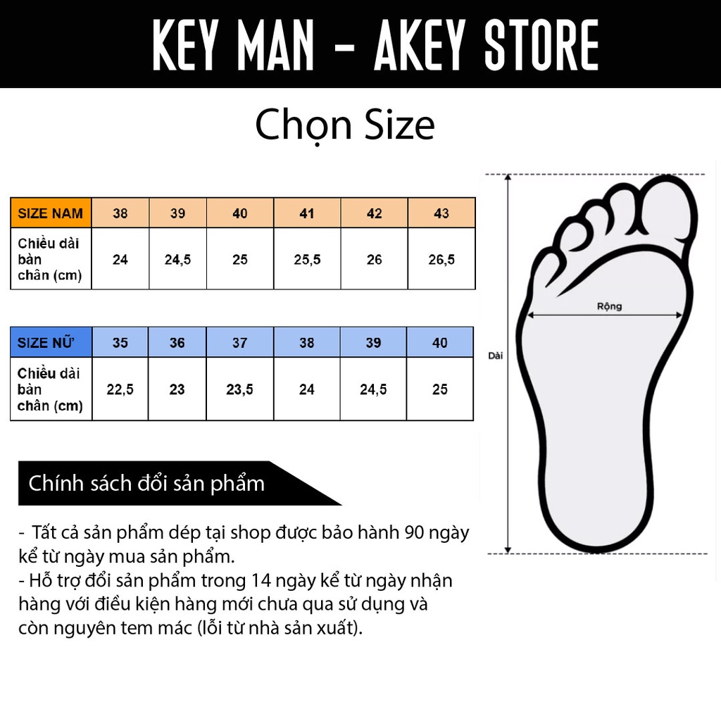 Dép Xỏ Ngón Nam, Dép Kẹp Nam Logo Thương Hiệu Màu Đen Đế Cao Su Chống Trượt Cực Bền - AKEY SHOP- 2086