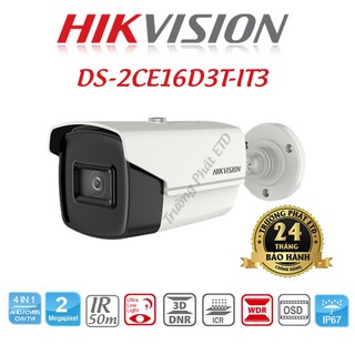 Camera 4 in 1 hồng ngoại 2.0 megapixel hikvision ds-2ce16d3t-it3 - hàng chính hãng