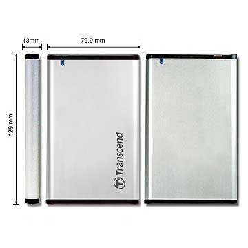 Hộp đựng ổ cứng Transcend 2.5 inch USB 3.0 màu bạc TS0GSJ25S | BigBuy360 - bigbuy360.vn