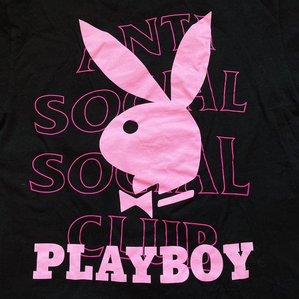 [Order] Áo Anti Social Social Club x PlayBoy Remix ( Xám / Đen )