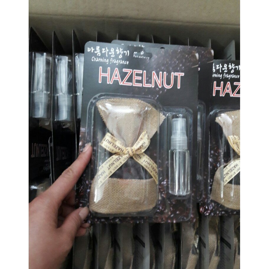 Túi Hạt Cafe xịt Hazelnut Hàn Quốc loại xịn