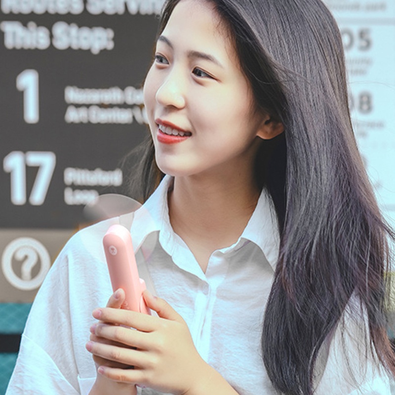 Quạt Mini Cầm Tay Sạc Cổng Type-C Có Thể Gấp Gọn Tiện Dụng Và Bền