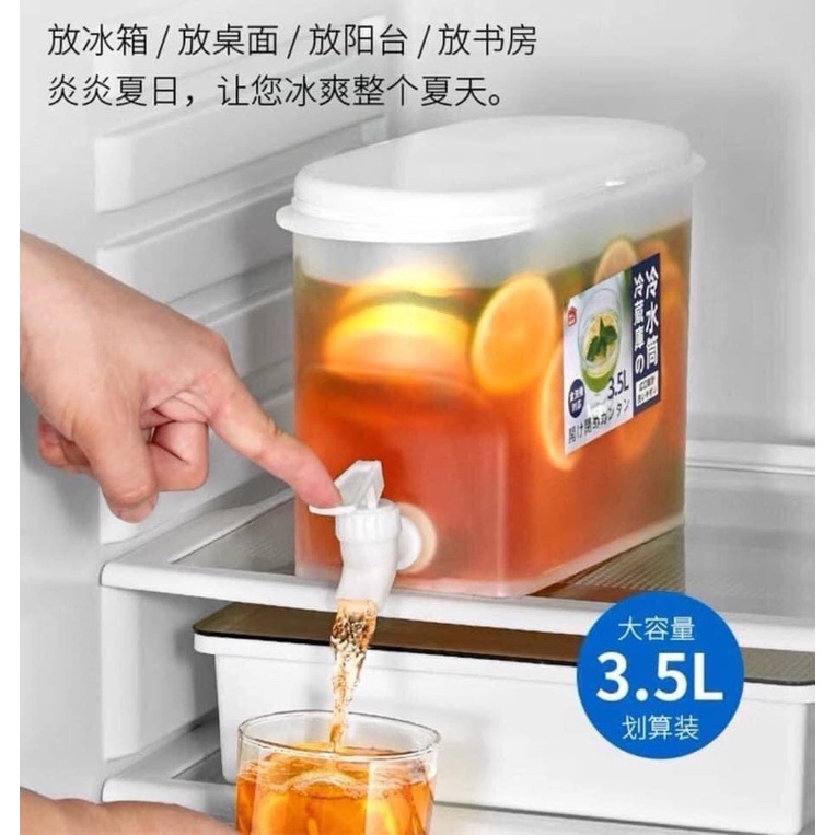 Bình nước 3,5l có vòi để tủ lạnh