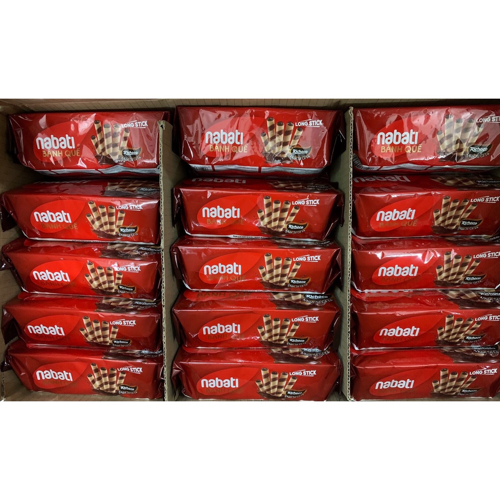 Bánh Ống Quế nhân Socola Nabati siêu giòn tan - 130g