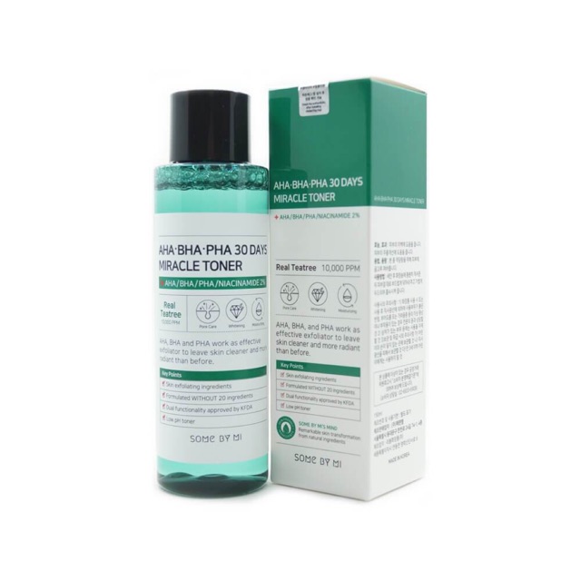 Nước Hoa Hồng &quot;Thần Kỳ&quot; Some By Mi AHA-BHA-PHA 30 Days Miracle Toner