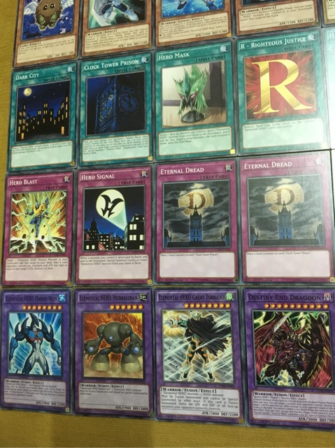 [CỰC HOT, CỰC HIẾM] Bộ bài Yugioh! HERO DECK! (40 Cards)