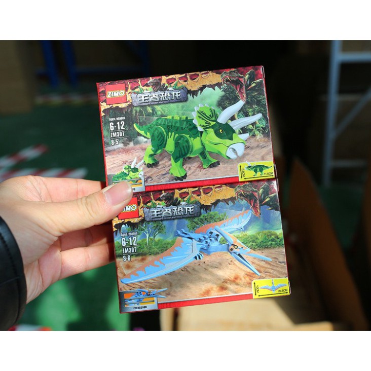 Lego Khủng Long Lắp Ráp Xếp Hình Hộp Lego Noxe Knight Lego Ninja đi xe moto