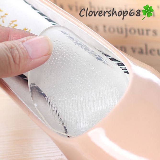 Bộ 2 miếng lót giầy silicon êm chân chống trượt, lót mũi giầy. 🍀 Clovershop68 🍀