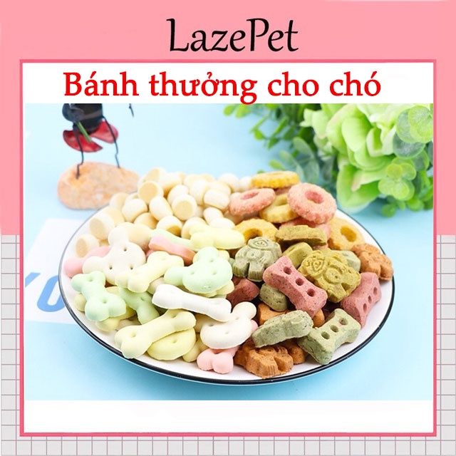 Bánh thưởng cho chó sạch răng - Thức ăn huấn luyện cún Gói 100g
