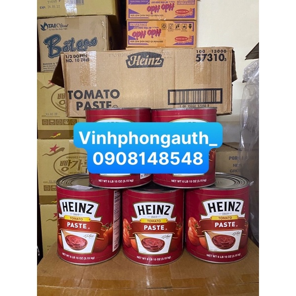 Cà chua nghiền Heinz 3.15kg (Tomato paste Heinz)