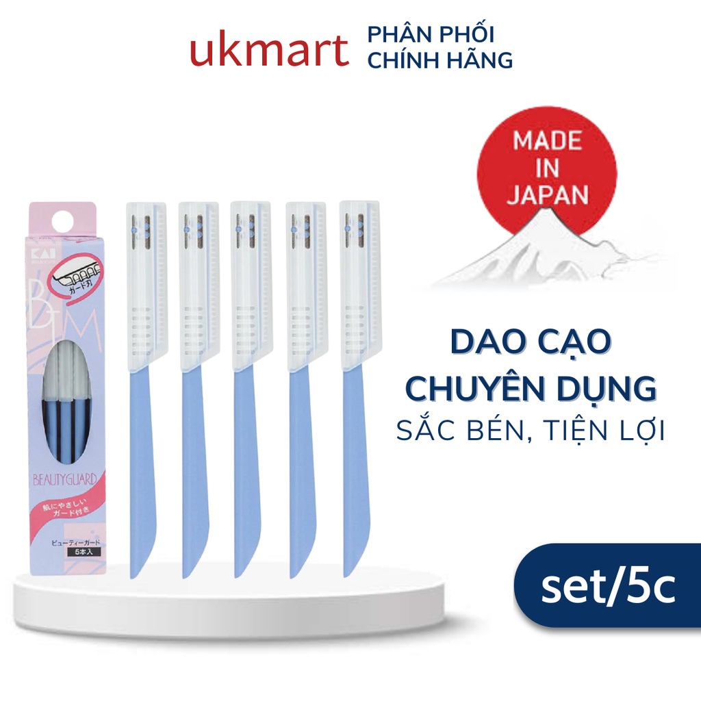 Dao Cạo Chân Mày Kai Groom Eyebrow Razor 1 Cây Groom! Eyebrow Razer