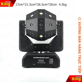 Đèn moving 16 mắt laser 3in1