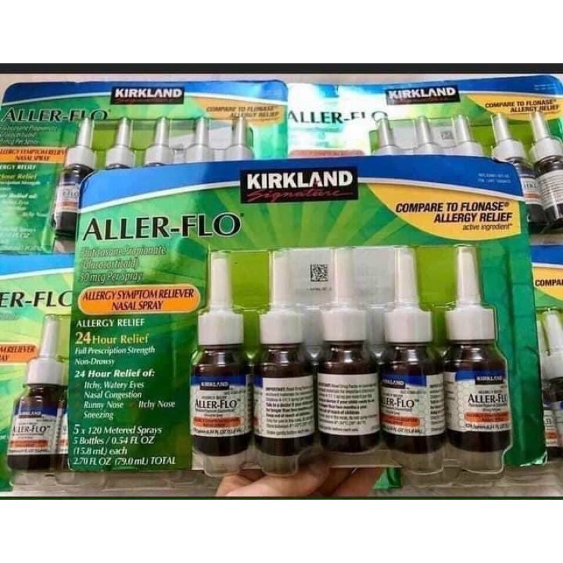 [Date 2022] Xịt mũi chống dị ứng Kirkland Aller- Flo